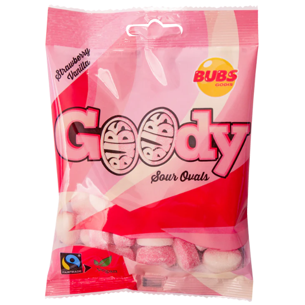 Bubs Goody Sour Strawberry/Vanilla