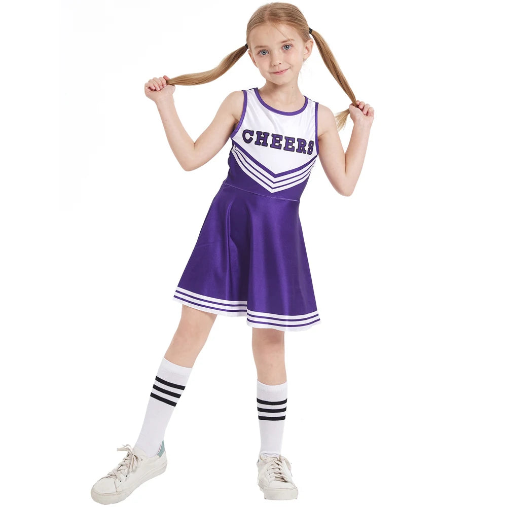 Cheerleader Girls Costume