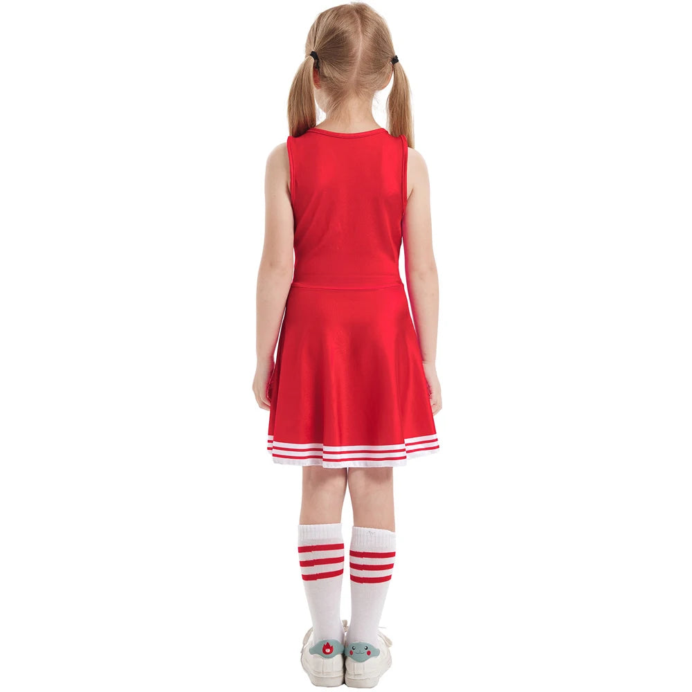 Girls Cheerleader Halloween Costume