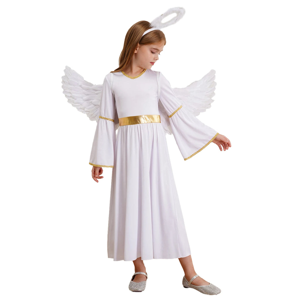 Girls Angel Costume 