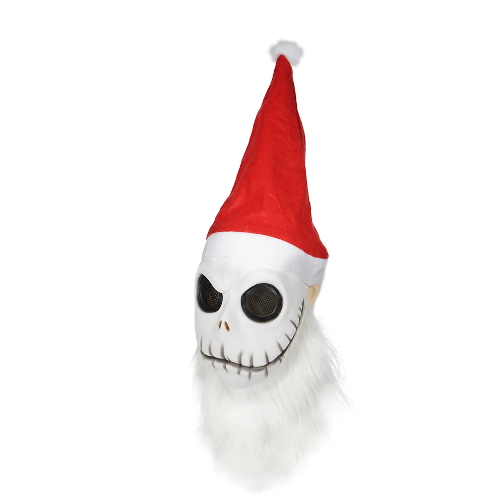 Adult Skeleton Santa Mask